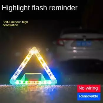 Солнечные светодиодные стробоскопы для автомобильных аварийных решеток, сигнальная лампа 18 светодиодов, лобовое стекло, противостолкновительный фонарь, автомобильные аксессуары