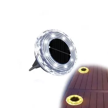 Солнечные уличные фонари для дома, патио, сада, ландшафтного декора, газонные фонари, встраиваемые