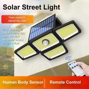 Солнечные уличные фонари Водонепроницаемые настенные светильники для дома и сада Вилла Настенные светодиодные фонари для двора type 1