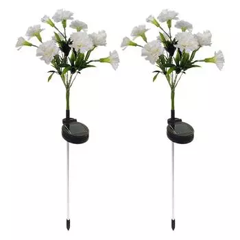 Солнечные уличные садовые светильники IP65 водонепроницаемые солнечные светильники для гвоздик жёлтый