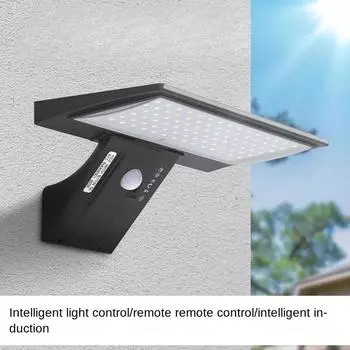 Солнечные уличные светильники, датчик движения для сада, уличный газонный светильник IP 65, водонепроницаемый, теплый белый, двор, солнечная энергия, точечное освещение