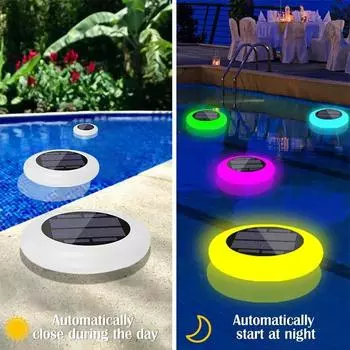 Солнечные встраиваемые светильники RGB меняющие цвет солнечные садовые светильники наружное водонепроницаемое ландшафтное освещение для украшения двора и патио