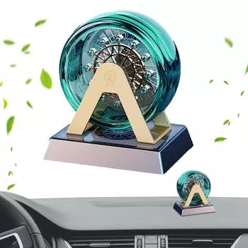 Солнечный автомобильный освежитель воздуха Колесо обозрения Ароматизаторы для автомобилей Аксессуары для салона автомобиля Домашний парфюм Диффузор для автофургона серый