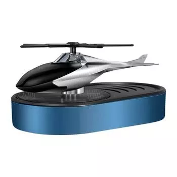 Солнечный автомобильный освежитель воздуха с вращающимся вертолетом - экологически чистый автомобильный ароматизатор для удаления запахов и декора