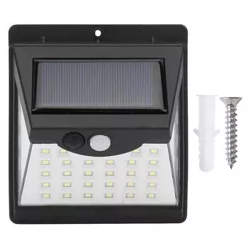 Солнечный датчик настенный светильник 40LED для наружного двора коридора подъездных путей веранды сада безопасности