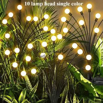 Солнечный фонарь-светлячок на колышке, уличный, коммерческое освещение улиц и территорий, свет для маркировки садовой дорожки, садовое декоративное освещение, газонный столбик, парковая подъездная дорога