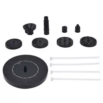 Солнечный фонтан 130 мм умный небольшой дом вилла сад рыбный пруд двор рокарий ванна для птиц