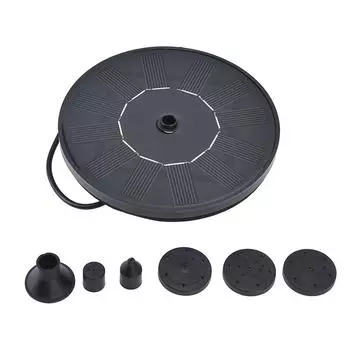 Солнечный фонтан 6 В 1,0 Вт Защита от нехватки воды IP68 Водонепроницаемая монокристаллическая эпоксидная солнечная панель