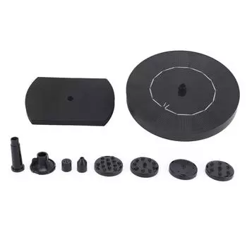 Солнечный фонтанный насос, комплект, плавающий фонтан, сад, патио, пруд, ландшафтное украшение, DC 6 В, 13x13 см