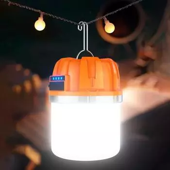 Солнечный кемпинговый фонарь 3 режима регулируемый водонепроницаемый USB перезаряжаемый супер яркий уличный