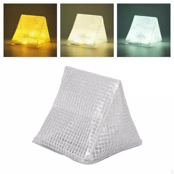 Солнечный кемпинговый фонарь аварийный фонарь треугольной формы для палатки водонепроницаемый 3