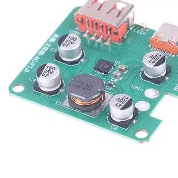 Солнечный контроллер Type-C Qc 3.0 Pd Инвертор быстрой зарядки Стабилизатор напряжения