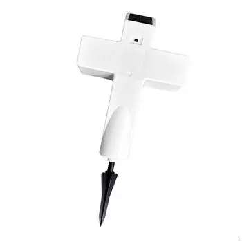 Солнечный крест могильный светильник кладбище украшение светодиодная лампа