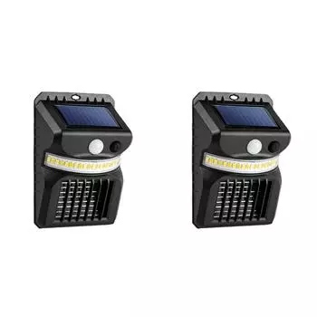 - Солнечный настенный светильник от комаров, водонепроницаемый противомоскитный светильник для наружного использования(3 в 1