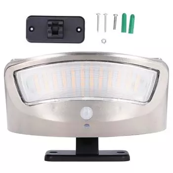 Солнечный настенный светильник, супер яркий, 4 режима, датчик движения, 600 лм, светодиодный солнечный свет для двора на открытом воздухе