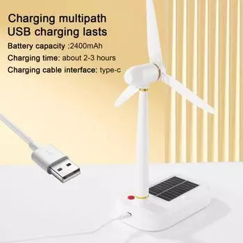 Солнечный настольный светильник с охлаждающим вентилятором, защита глаз от мерцания, высокая цветопередача, регулируемый на 360 градусов синий