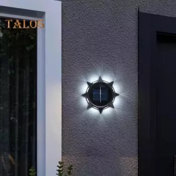 Солнечный наземный светильник, высокая яркость, водонепроницаемый, с автоматической зарядкой, ландшафтное освещение, двор, патио, дорожка, солнечная лампа с датчиком освещенности White Light.