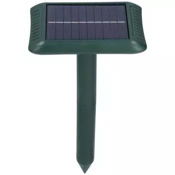 Солнечный отпугиватель мышей, перезаряжаемый отпугиватель змей для животных 5 В/114 мА для сада и улицы