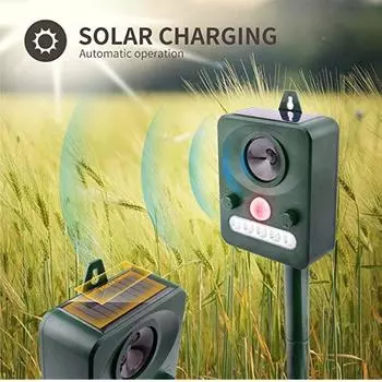 Солнечный отпугиватель птиц, ультразвуковой отпугиватель животных, отпугиватель змей, отпугиватель крыс, отпугиватель собак