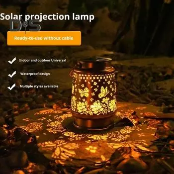 Солнечный подвесной фонарь, наружный декор, вырезанный узор, солнечный свет, устойчивый к погодным условиям, птицы, насекомые, солнечный фонарь для двора, патио, балкона, сада, декор Owl