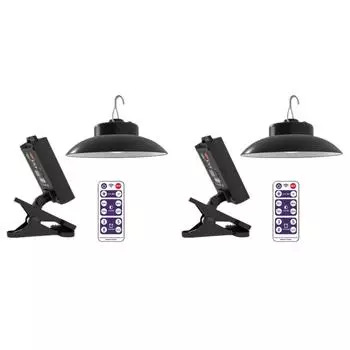 Солнечный пристегивающийся зонт-лампа USB зарядка IP65 водонепроницаемый пульт дистанционного управления