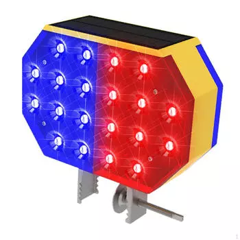 Солнечный стробоскопический светильник на открытом воздухе с двумя сторонами для обслуживания дорог