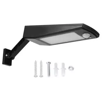 Солнечный свет 50 светодиодов сад двор уличный датчик настенный светильник