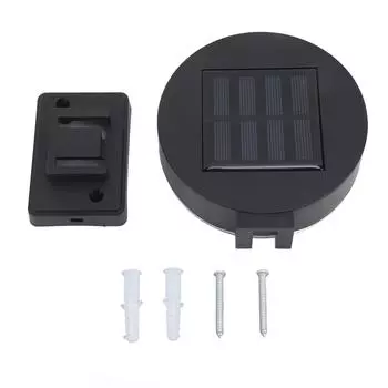 Солнечный светильник для ограждения, водонепроницаемый, для наружного сада, теплый, холодный белый, 2 режима, настенный светильник