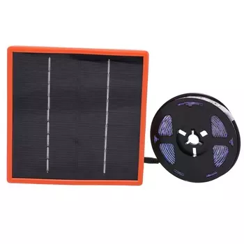 Солнечный светильник для роста растений 5 Вт, полный спектр, стабильный светодиодный светильник для аквариума на солнечных батареях 2m