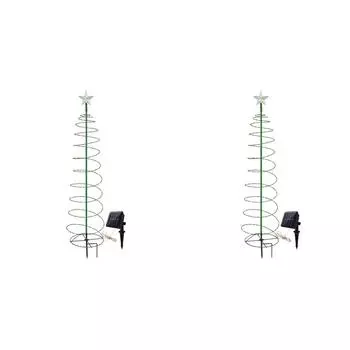 Солнечный светильник для рождественской елки 1200 мАч Iron Art Garden Landscape Light (красочный)