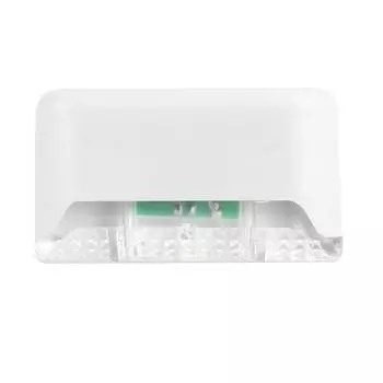 Солнечный светильник для ступеней, Наружный светильник для ступеней, Светодиодный солнечный светильник для наружных лестниц, ступеней, заборов, террас, дворов, перил, садовых дворов и дорожек 1pc warm light белый