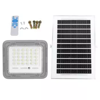 Солнечный светильник IP66 Водонепроницаемый 150 светодиодных бусин, прожектор безопасности на солнечных батареях с аккумулятором 4000 мАч f
