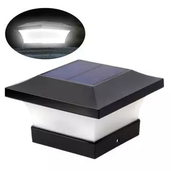 Солнечный светильник на столбе, водонепроницаемый уличный солнечный светильник, солнечный светильник на столбе для ограждения террасы, сада, патио, крыльца, украшения