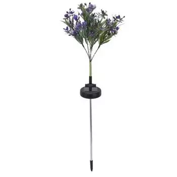 Солнечный светильник Phalaenopsis с автоматической зарядкой, практичный, долговечный, стабильный источник света, 30 светодиодов, газонная лампа для сада