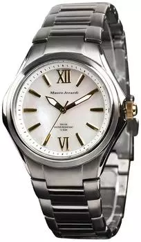 Солнечный титан 10 АТМ водонепроницаемый серебристый [Mauro Gerardi] MJ039-3