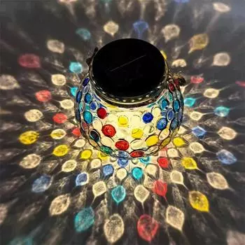 Солнечный уличный газонный светильник, стеклянная бутылка-павлин, ночные светильники, двор, балкон, садовое украшение, водонепроницаемый светодиодный солнечный светильник желаний Warm Light