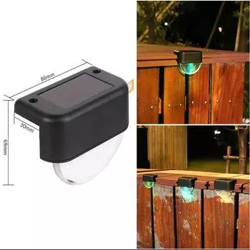 Солнечный уличный лестничный настенный светильник