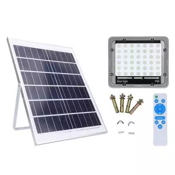 Солнечный уличный светильник 336 светодиодов 400 Вт IP66 водонепроницаемый от заката до рассвета с дистанционным управлением для передней панели