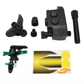 Солнечный водонепроницаемый датчик времени, распылитель воды, отпугиватель птиц, садовая спринклерная ирригационная система