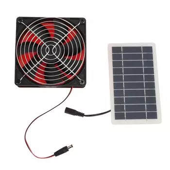 Солнечный вытяжной вентилятор монокристаллический 10 Вт солнечная панель вентилятор с защитной сеткой для круглого воздуховода
