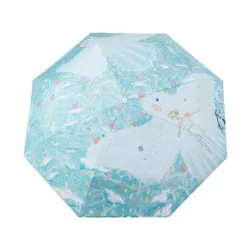 Солнечный зонт Stray Birds, солнечный зонт двойного назначения, дизайнерский самоскладной женский свежий зонт высокой красоты