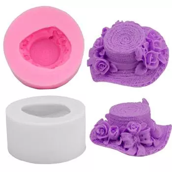 Солома DIY мыло украшения силиконовая шляпа крем плесень инструмент для выпечки льда