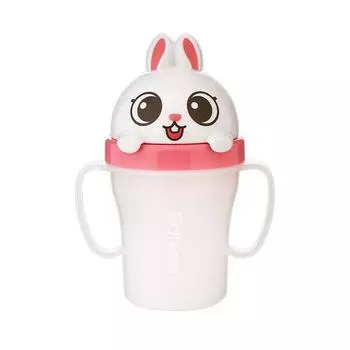 Соломенная чашка Edison Friends с защитой от проливания 3, Rabbit Raney, 1 шт, 200 мл