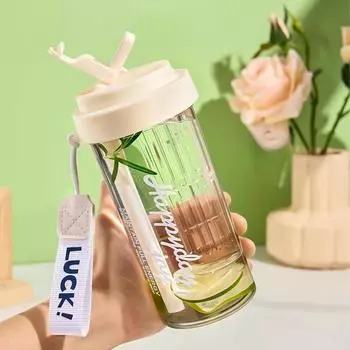 Соломенная чашка GIANXI для женщин, складная соломенная открытая чашка с фильтром для чая, портативная герметичная герметичная и термостойкая пластиковая чашка CHINA