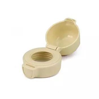 Соломенная чашка Gromimi baby one-touch cap, 1 шт., сливочное масло