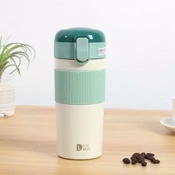 Соломенная чашка-термос для девочек, чашка для воды, студенческая портативная кофейная чашка, портативная чашка-термос, чашка большой вместимости коричневый