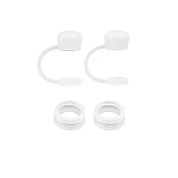 Соломенная крышка без бисфенола А, силиконовый топпер, аксессуары, крышки с соломенными наконечниками