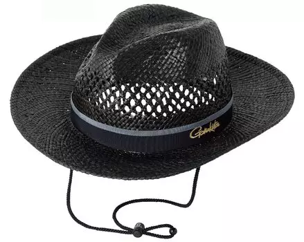 Соломенная шляпа Gamakatsu GM9889 Черная L чёрный