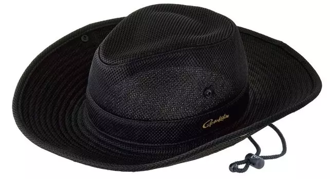 Соломенная шляпа Gamakatsu Light Cool GM9890 черная M чёрный