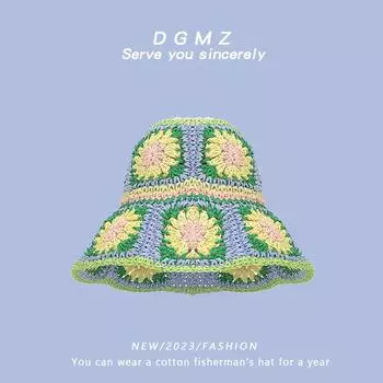 Соломенная шляпа ручной работы для женщин, весна-лето, путешествия, отпуск, ветрозащитная шляпа-ведро, показывающая лицо, маленькая пляжная шляпа-тазик Adjustable (56-58cm) белый